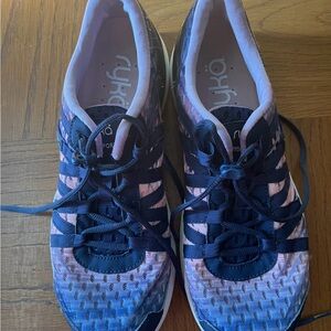 Ryka Women's Blue and Pink Athletic Sneakers